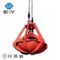 Electric hydraulic multivalve grab bucket,grab self weight 1.5-11 T, high quality and competitive price